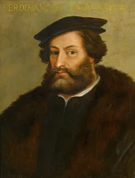 Portrait of Hernan Cortez