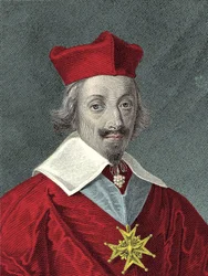 Portrait of Armand Jean Du Plessis, Cardinal De Richelieu, French Politician