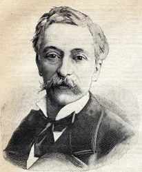 Portrait of Edouard Lockroy (1838-1913) French Politician. Engraving in Le Petit Parisien 1893