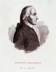 Portrait of Francesco Durante, Italian composer (After painting. 19th century. Milanese private collection)