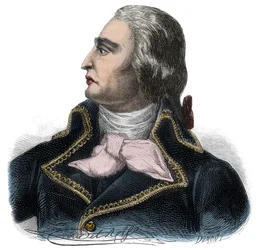 Portrait of Francois Joseph Westermann, French General (1751-1794) of the Republican Army. Engraving in Histoire des Girondins by Alphonse de Lamartine (1790-1869) 1865-1866. Private collection