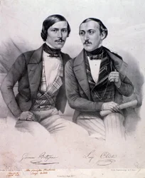 Portrait of Giovanni Bottesini and Luigi Arditi