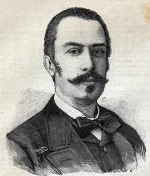 Portrait of Giovanni Giolitti (1842-1928) Italian politician, President of the Council of Ministers. Engraving in 