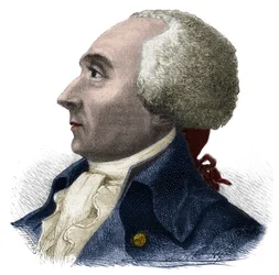 Portrait of Jacques Rene Hebert (1757-1794) French journalist and politician - Engraving in Histoire des Girondins by Alphonse de Lamartine (1790-1869) 1865-1866 - Private collection