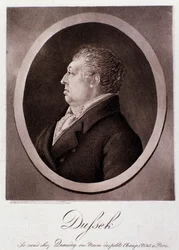 Portrait of Jan Ladislav Dussek (engraving)