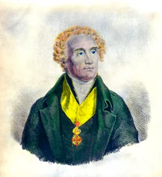 Portrait of Joseph De Maistre (1753-1821) politician, philosopher, magistrate and historian
