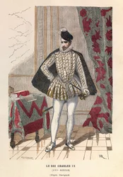 Portrait of King Charles IX (1550-1574) - Private Collection