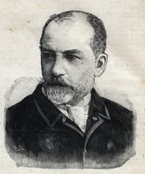 Portrait of Leon Bonnat (1833-1922), French Painter at That Time President of the Societe des Artistes Français. Engraving in Le Petit Parisien