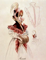 Portrait of Musette, from La Bohème by Puccini
