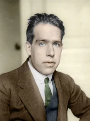 Portrait of Niels Bohr (1885 - 1962), Nobel Prize in Physics in 1922.