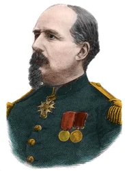 Portrait of Pierre Philippe Denfert Rochereau (1823-1878) French colonel.