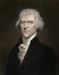 Portrait of Thomas Jefferson (1743-1826), 3rd President of the USA