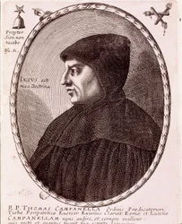 Portrait of Tommaso Campanella, dominican monk and philosopher