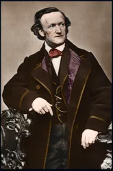 Portrait of composer Richard Wagner (1813-1883) - Portrait of Richard Wagner (1813-1883), German composer