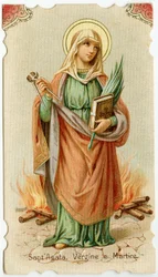 Saint Agatha of Sicily (engraving)