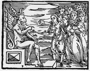 Satan demands a pact of the new sorcerers - 