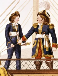Surcouf Aboard His Boat Emile