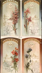 The Four Gifts: Advice, Intelligence, Wisdom and Holy Spirit Pious Image