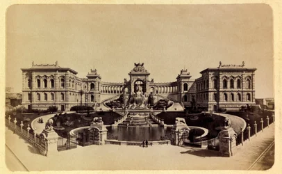 The City of Marseille and Its Surroundings Around 1885-1890: The Lonchamp Palace (Museum of Fine Arts)