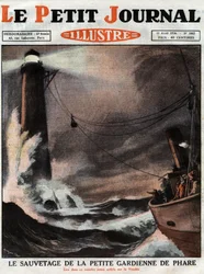 The rescue of the little lighthouse keeper: the parents of a young girl who went to find supplies on the coast were surprised by a storm and could not return to the lighthouse for 3 days. However, the girl remained alone managed to survive and lit the ligh