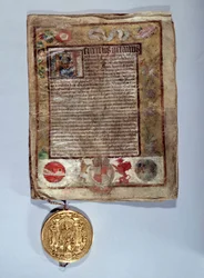 Treaty of Amiens in August 1527, an Alliance Between King Henry VIII and French King Francois I Against Emperor Charles V - Paris, National Archives