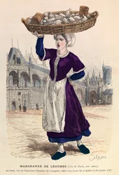 Vegetable Seller in Paris in the 16th Century