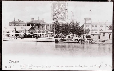 View of the City of Tsien Tsin in China. Photograph from 1906 - Private Collection