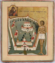 Saint James of Borovichi, Wonderworker of Novgorod with the Valday Iversky Monastery, Early 19th century