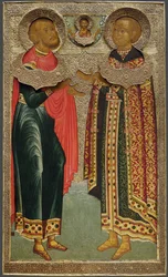 Saint John Sochavsky and Tsarevich Ivan Mikhailovich, 1639-1640