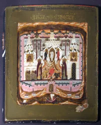 Saints Zosima and Savvatiy of Solovki, Early 17th century