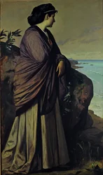 On the Seashore Modern Iphigenia, 1875