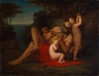 Silenus with a Sleeping Boy Bacchus