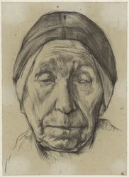 Head of Jantien Klinker, Front View