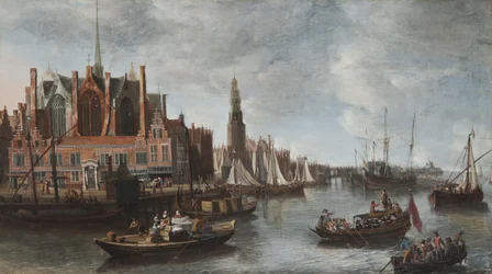 View of Nieuwe Kerk in Amsterdam