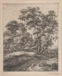 A Mother and Children Resting, 17th Century