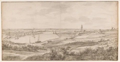 View of Rhenen from the East