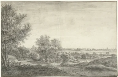 View from the Dunes of Haarlem with the Ruins of the Huis te Kleef