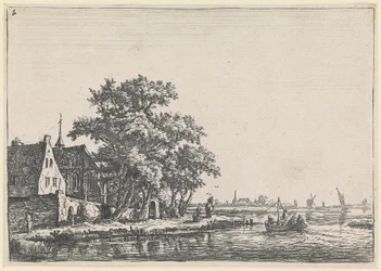Cemetery on the Bank of the Water (No. 2 from a Series of 12 Prints)