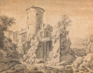 Ruin with a Round Tower