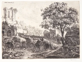 Ruins on the Outskirts of a Town