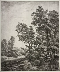 Six Large Upright Landscapes with Scenes from Ovid