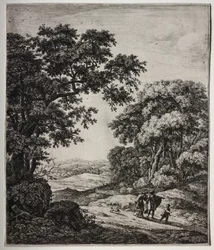 Six Large Upright Landscapes with Scenes from the Old Testament