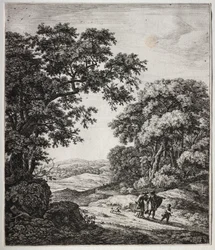 Six Large Upright Landscapes with Scenes from the Old Testament: Abraham Dismissing Hagar and Ishmael