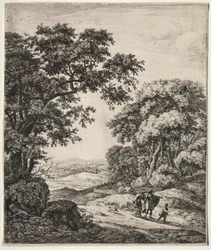 Six Large Upright Landscapes with Scenes from the Old Testament: Abraham Dismissing Hagar and Ishmael