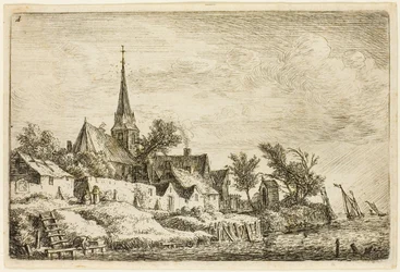The Steeple in the Village by the Sea