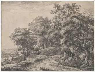Two Men in a Hollow, 17th century