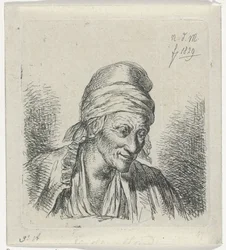 Old Woman Facing Right