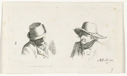 Two Men with Hats