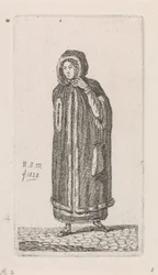 Woman with Cloak (12 Study Figures)