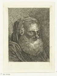 Bust of an Old Man with White Beard